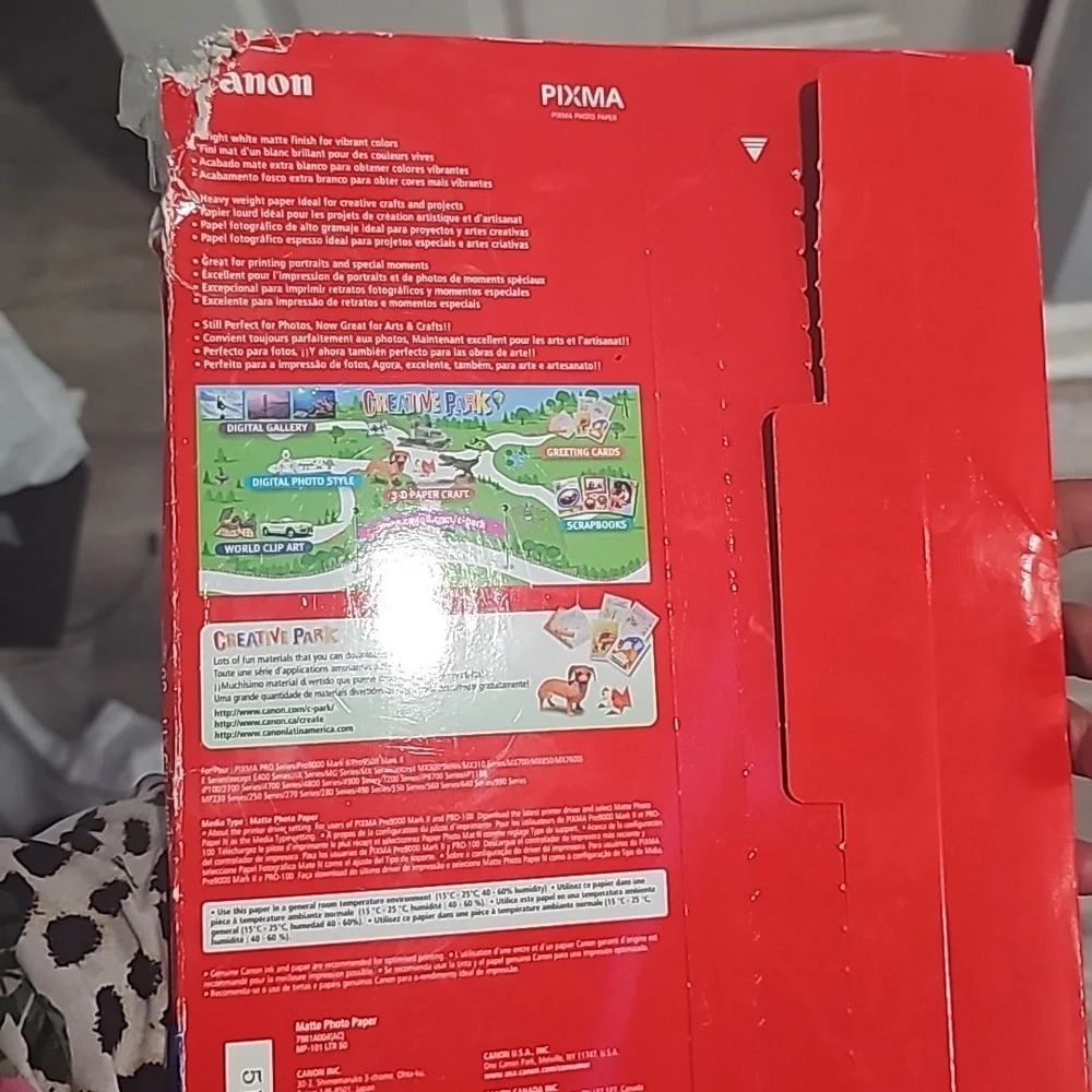 Matte photo paper for Canon